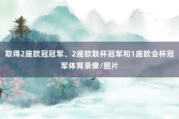 取得2座欧冠冠军、2座欧联杯冠军和1座欧会杯冠军体育录像/图片