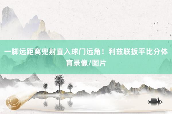 一脚远距离兜射直入球门远角！利兹联扳平比分体育录像/图片