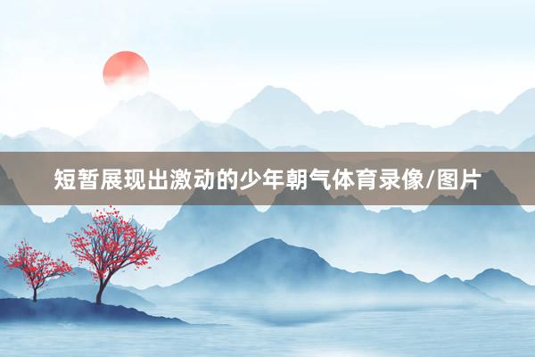 短暂展现出激动的少年朝气体育录像/图片