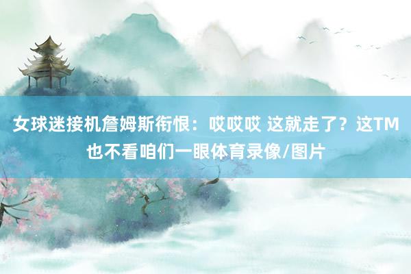女球迷接机詹姆斯衔恨：哎哎哎 这就走了？这TM也不看咱们一眼体育录像/图片