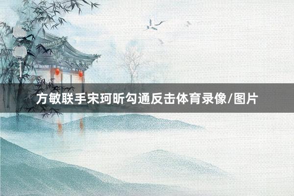 方敏联手宋珂昕勾通反击体育录像/图片
