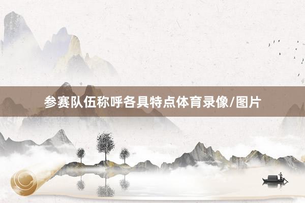 参赛队伍称呼各具特点体育录像/图片